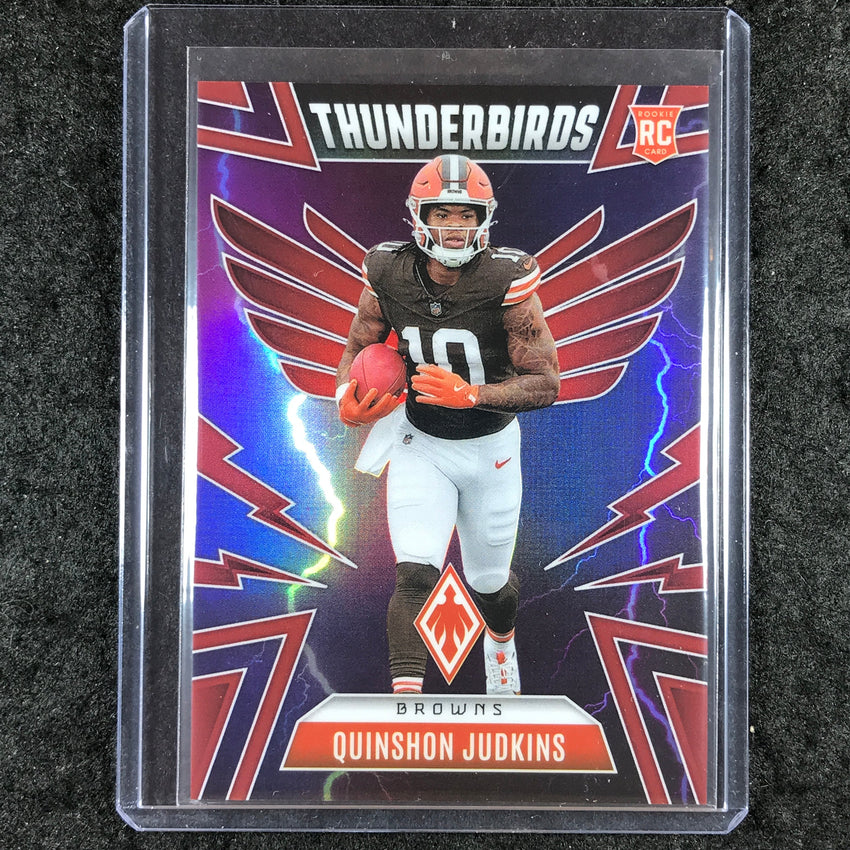 2025 Phoenix Football QUINSHON JUDKINS Thunderbirds Rookie Red 23/249 #12