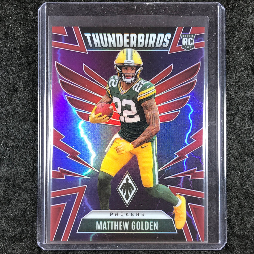 2025 Phoenix Football MATTHEW GOLDEN Thunderbirds Rookie Red 49/249 #17