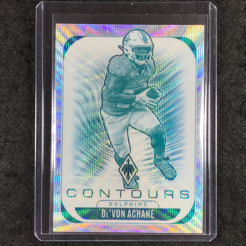 2025 Phoenix Football DE'VON ACHANE Contours Wave 226/299 #20