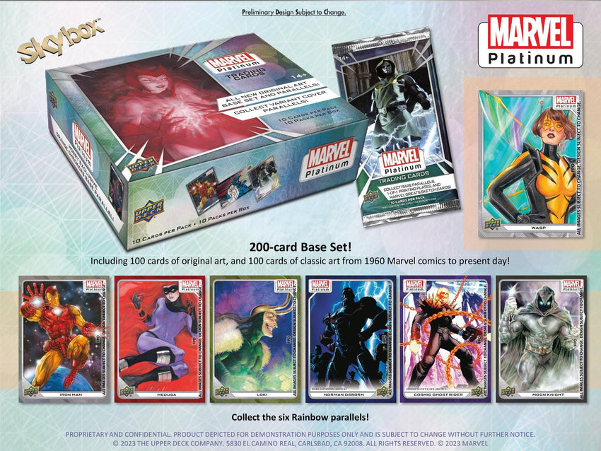 2023 Upper Deck Marvel Platinum 1-Box Break (Spiderman Giveaway) #20567 -  Character Team Based - May 10 (12pm)