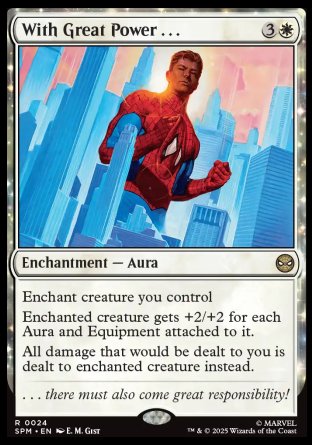 With Great Power... - #024 Rare Marvel's Spider-Man