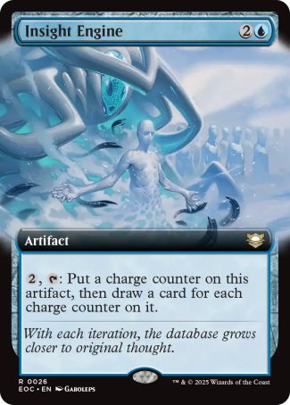 EXTENDED Insight Engine - #026 - Rare - Edge of Eternities Commander