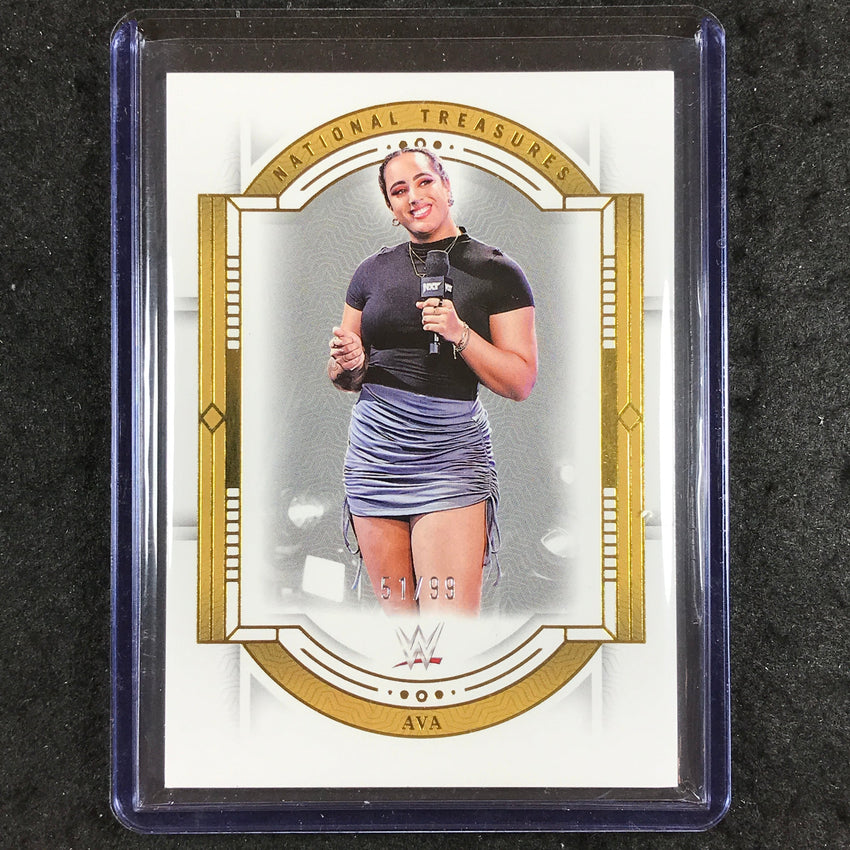 2024 National Treasures WWE AVA Base Gold 51/99