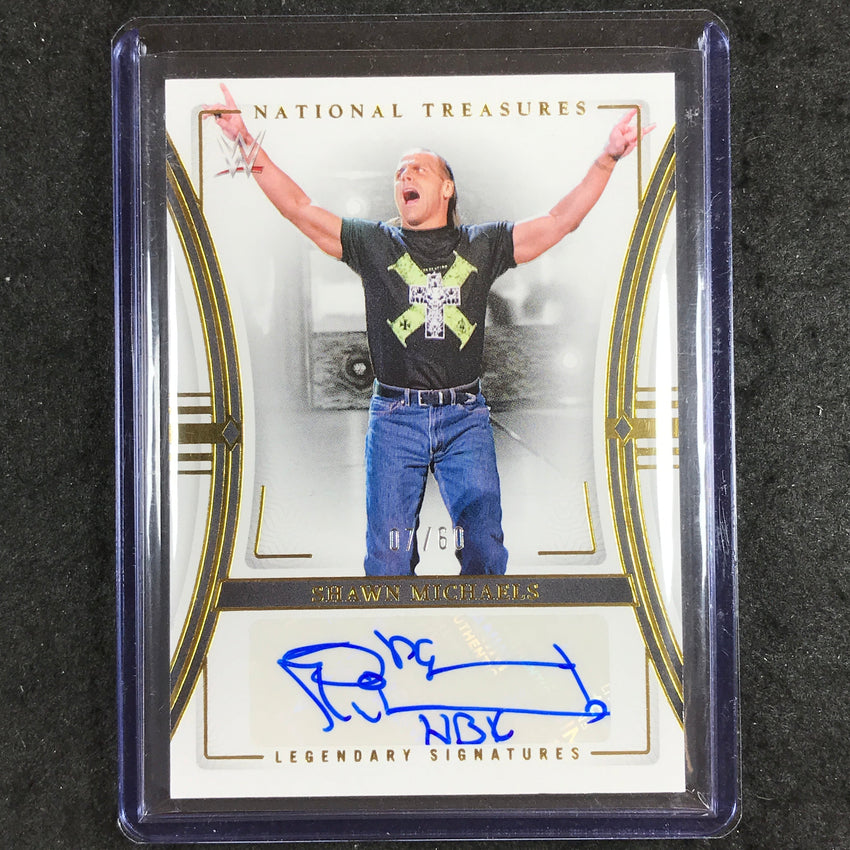2024 National Treasures WWE SHAWN MICHAELS Legendary Signatures Auto Gold 7/60