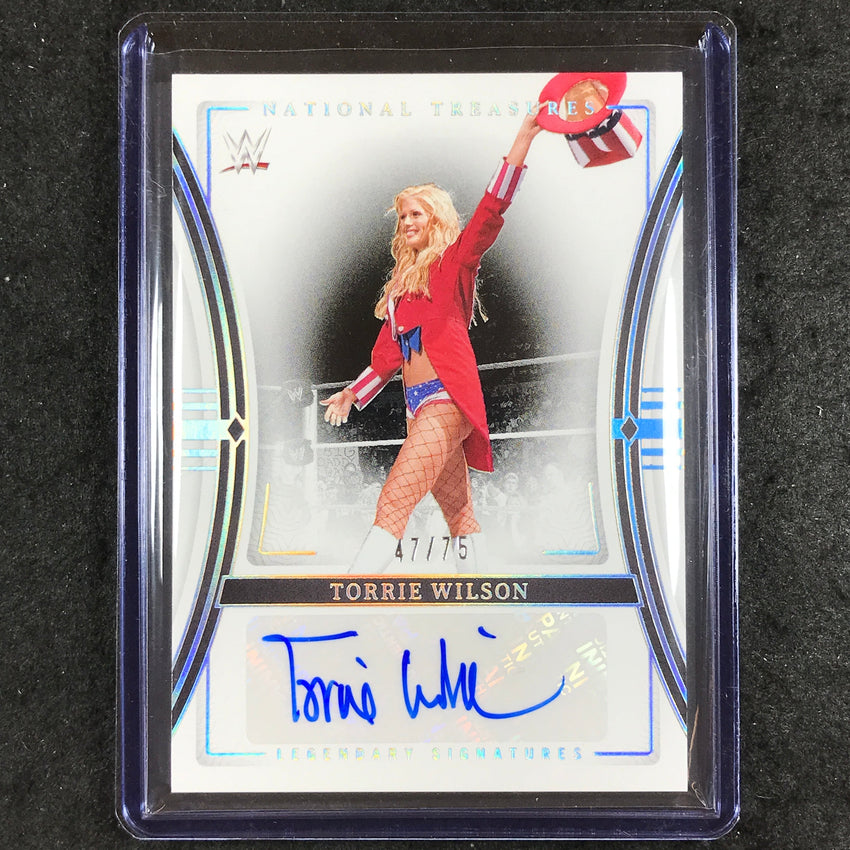 2024 National Treasures WWE TORRIE WILSON Legendary Signatures Auto Silver 47/75