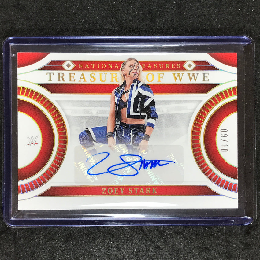 2024 National Treasures WWE ZOEY STARK Treasures of WWE Signature Auto Gold 9/10