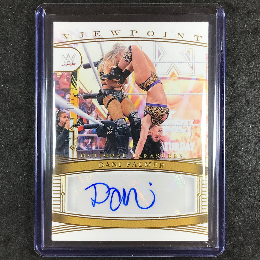 2024 National Treasures WWE DANI PALMER Viewpoint Signatures Auto Gold 10/84