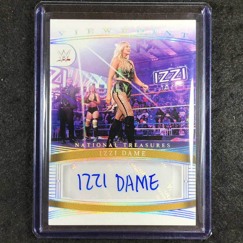 2024 National Treasures WWE IZZI DAME Viewpoint Signature Auto Holo Silver 15/25