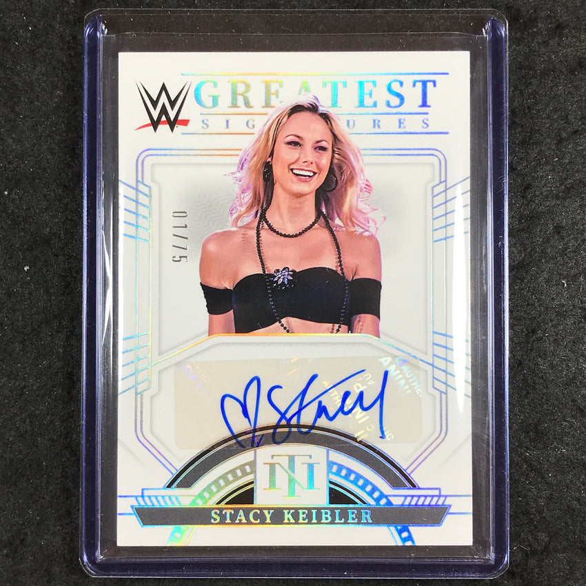 2024 National Treasures WWE STACY KEIBLER WWE's Greatest Signatures Auto 1/75