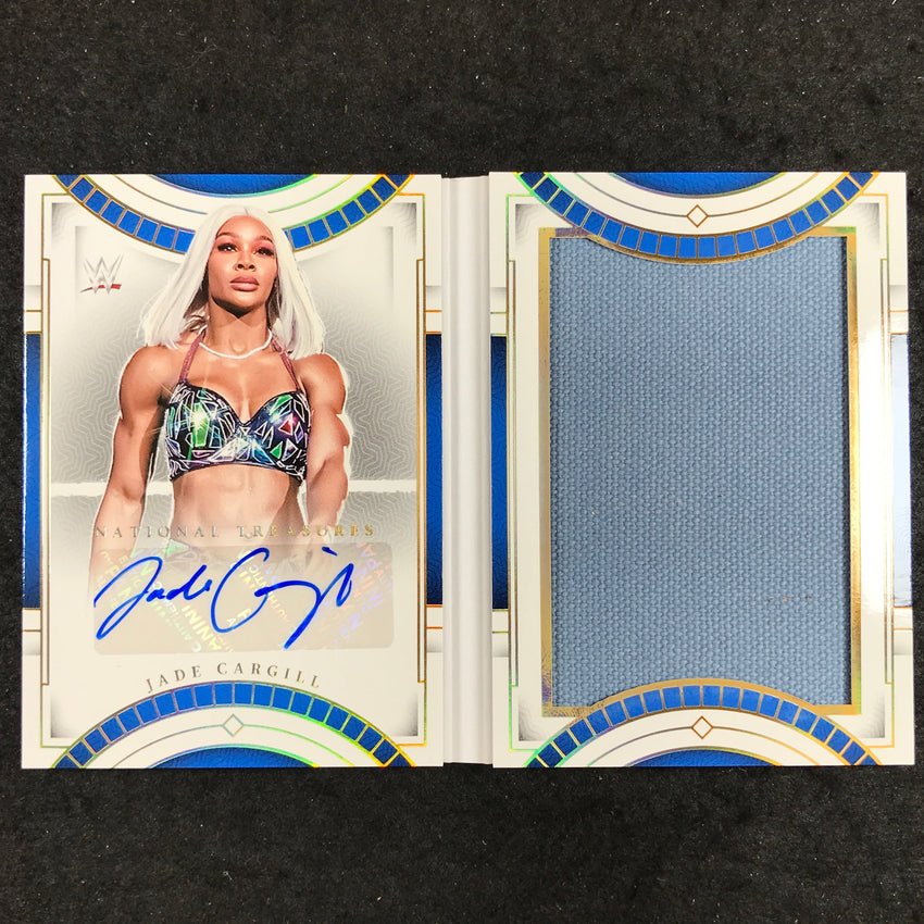 2024 National Treasures WWE JADE CARGILL Superstar Material Booklet Auto 2/10