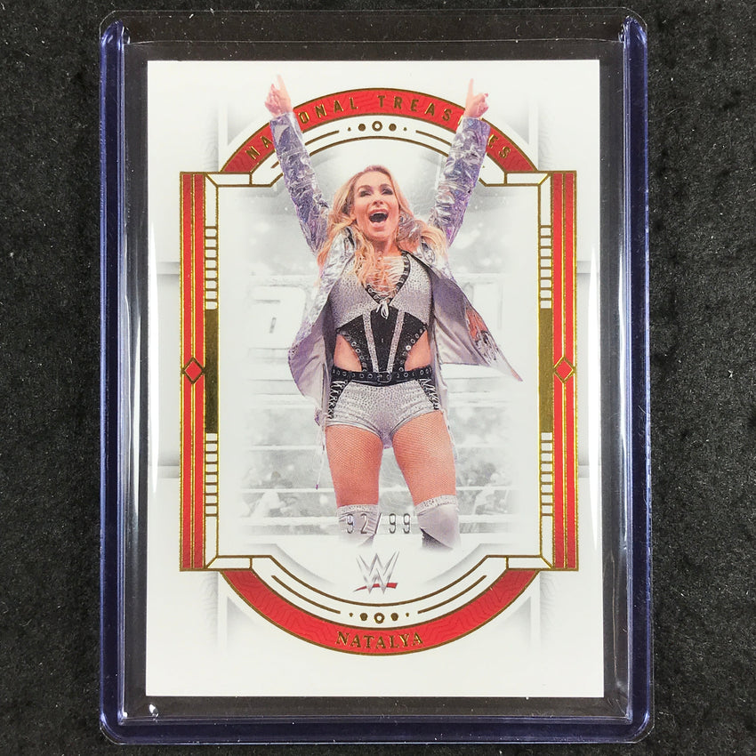 2024 National Treasures WWE NATALYA Base Gold 92/99