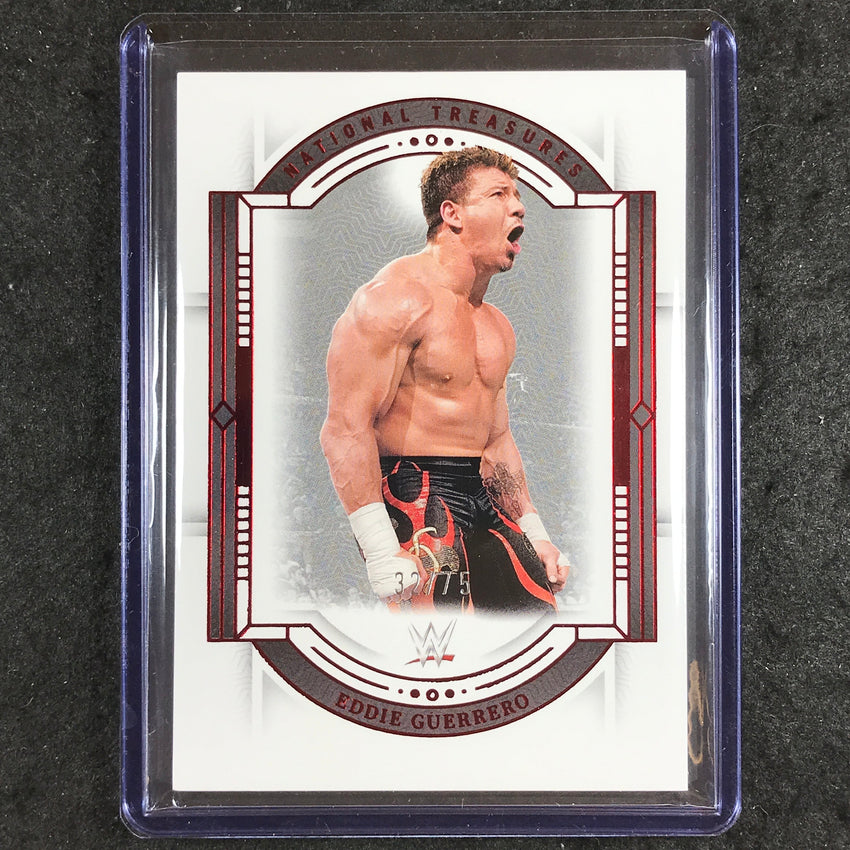 2024 National Treasures WWE EDDIE GUERRERO Base Red 32/75