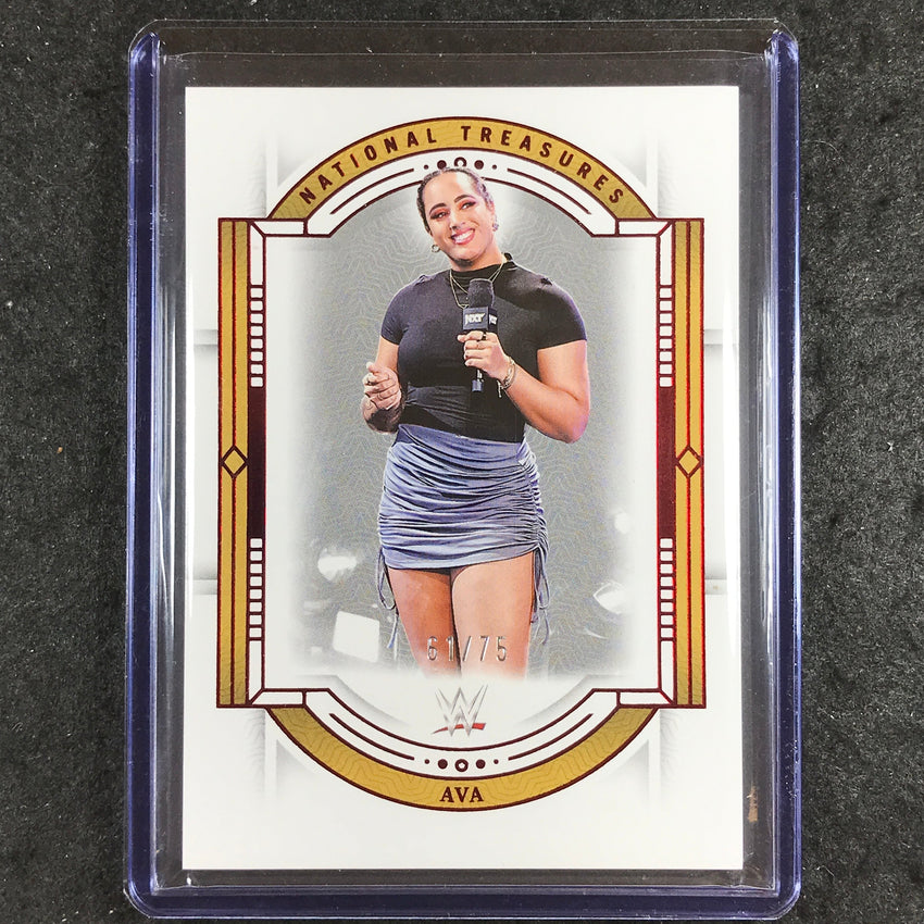 2024 National Treasures WWE AVA Base Red 61/75