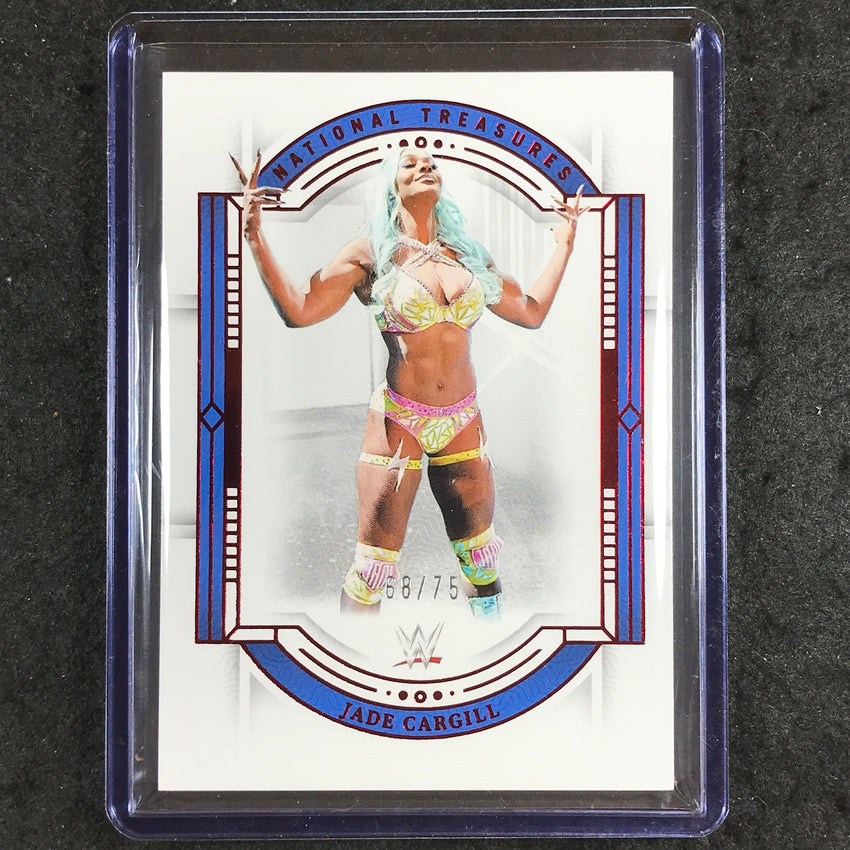 2024 National Treasures WWE JADE CARGILL Base Red 68/75