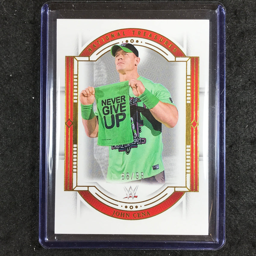 2024 National Treasures WWE JOHN CENA Base Gold 88/99