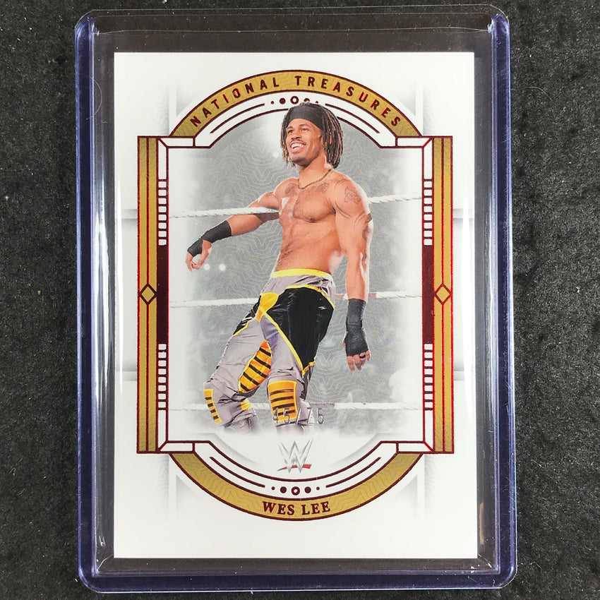 2024 National Treasures WWE WES LEE Base Red 45/75