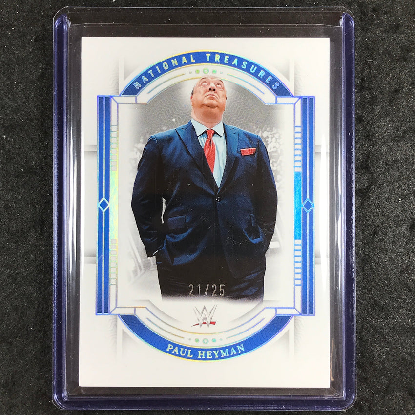 2024 National Treasures WWE PAUL HEYMAN Base Holo Silver 21/25