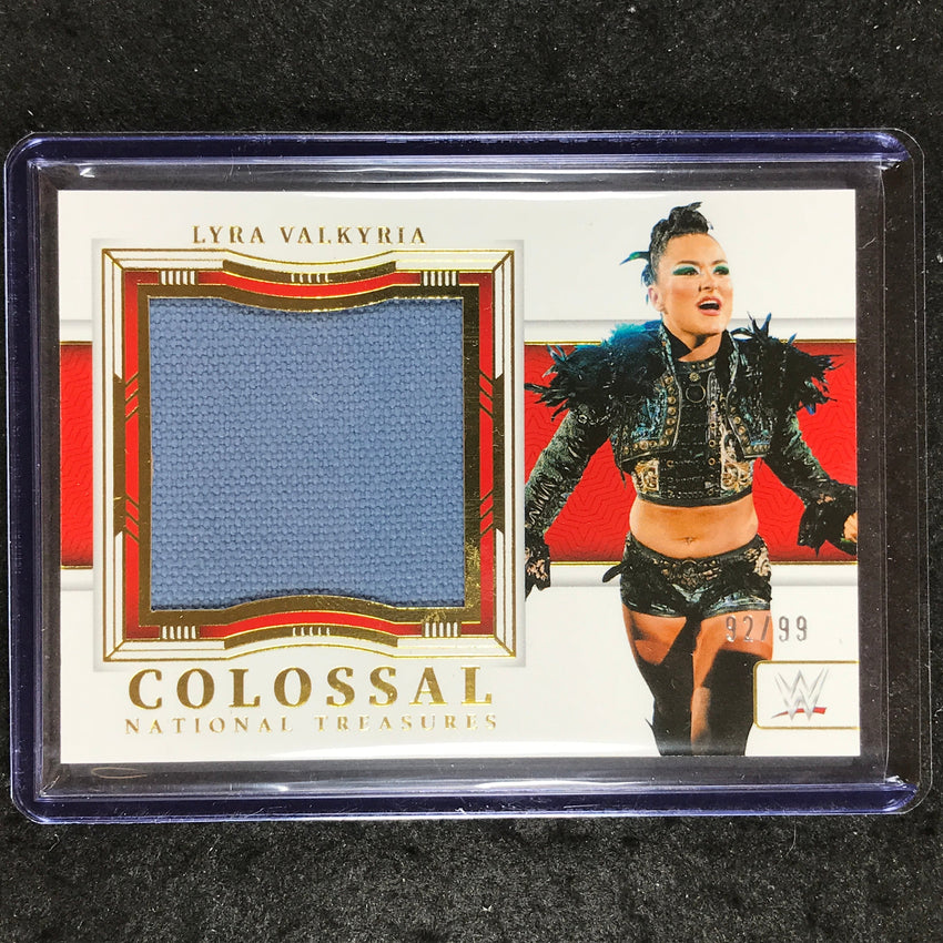 2024 National Treasures WWE LYRA VALKYRIA Colossal Mat Materials Relic 92/99