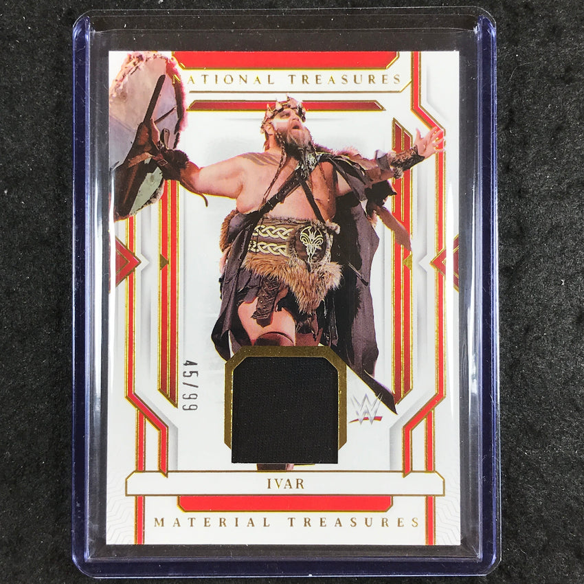 2024 National Treasures WWE IVAR Material Treasures Relic Gold 45/99