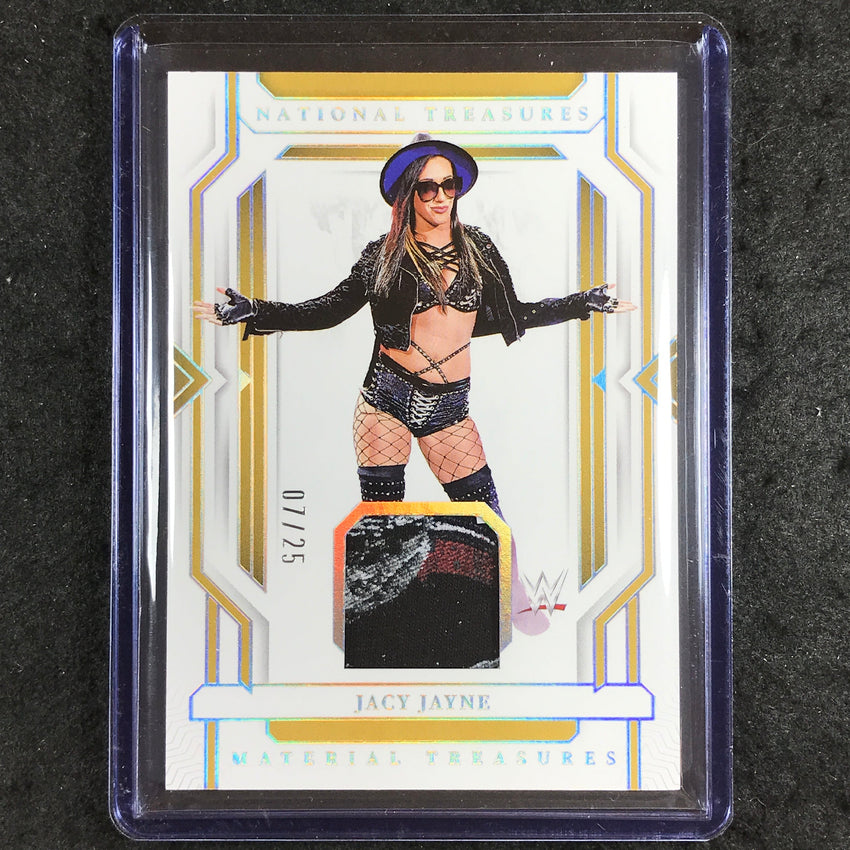 2024 National Treasures WWE JACY JAYNE Material Treasures Relic Holo Silver 7/25