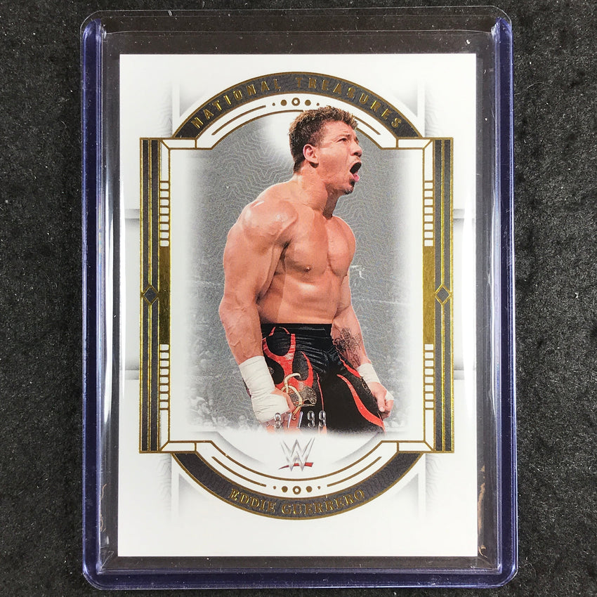 2024 National Treasures WWE EDDIE GUERRERO Base Gold 87/99