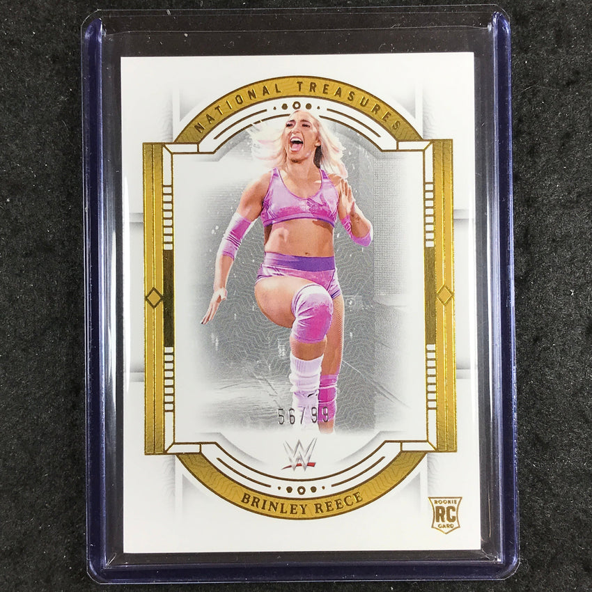 2024 National Treasures WWE BRINLEY REECE Rookie Base Gold 56/99