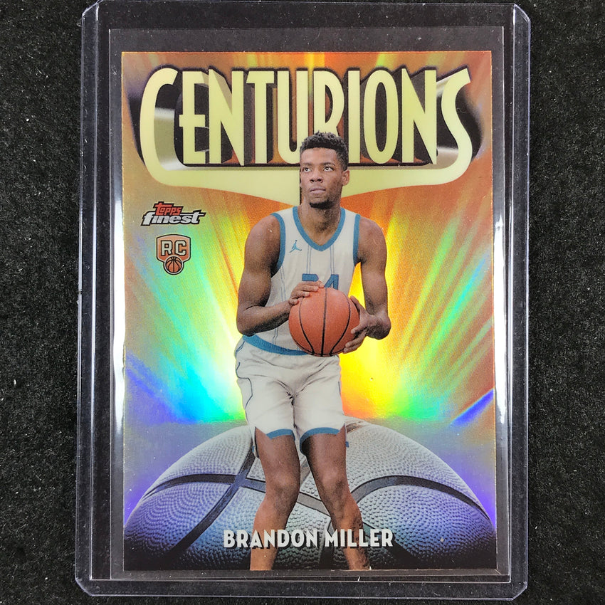 2023-24 Topps Finest BRANDON MILLER Centurions Rookie SSP #2