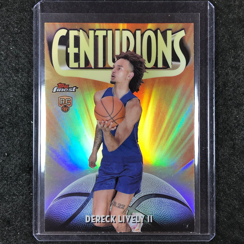 2023-24 Topps Finest DERECK LIVELY II Centurions Rookie SSP #9