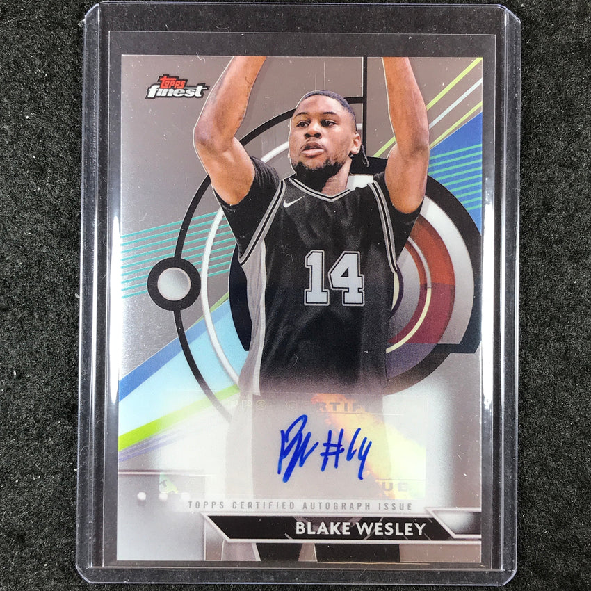 2023-24 Topps Finest BLAKE WESLEY Finest Autographs Base #BW