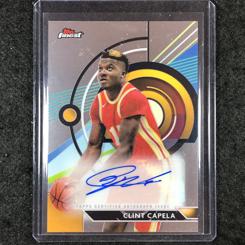 2023-24 Topps Finest CLINT CAPELA Finest Autographs Base #CLC