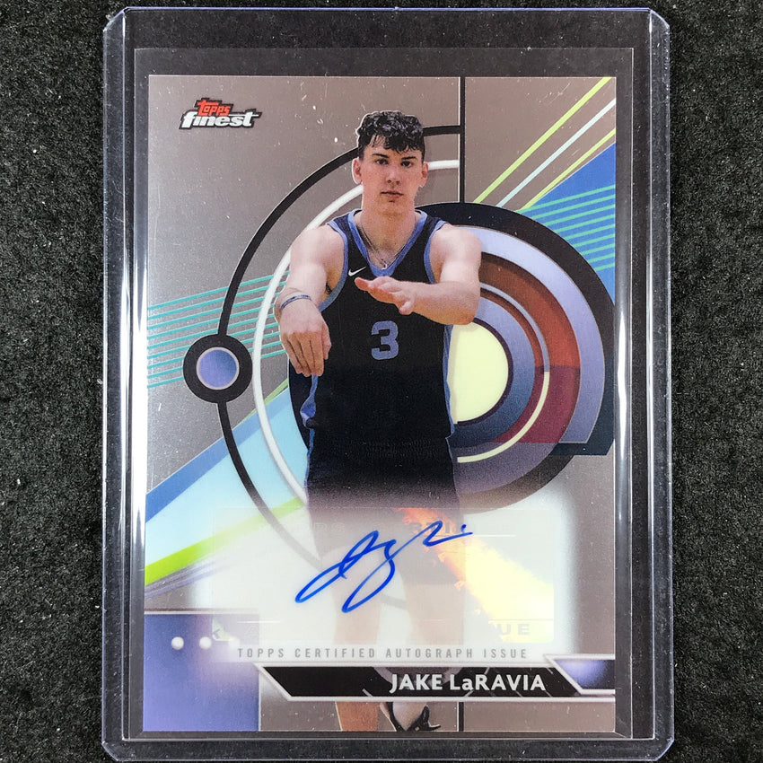 2023-24 Topps Finest JAKE LARAVIA Finest Autographs Base #JLA