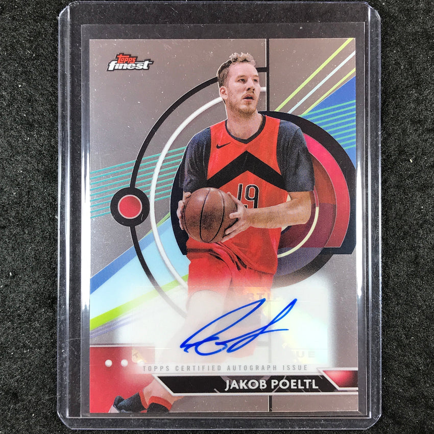 2023-24 Topps Finest JAKOB POELTL Finest Autographs Base #JPO
