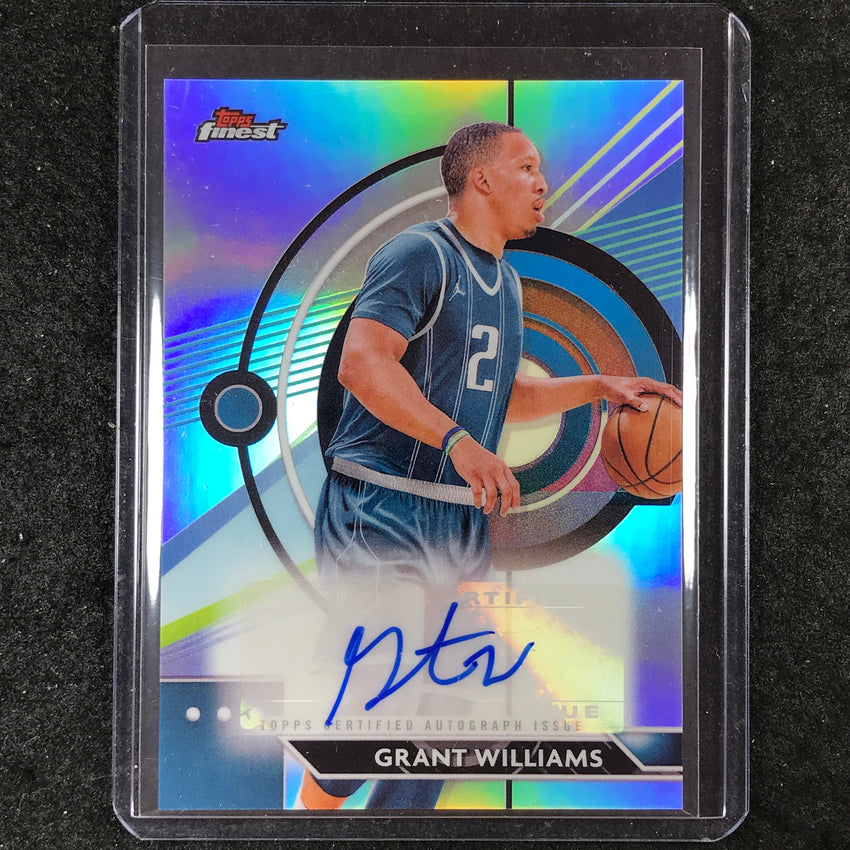 2023-24 Topps Finest GRANT WILLIAMS Finest Autographs Refractor #GW