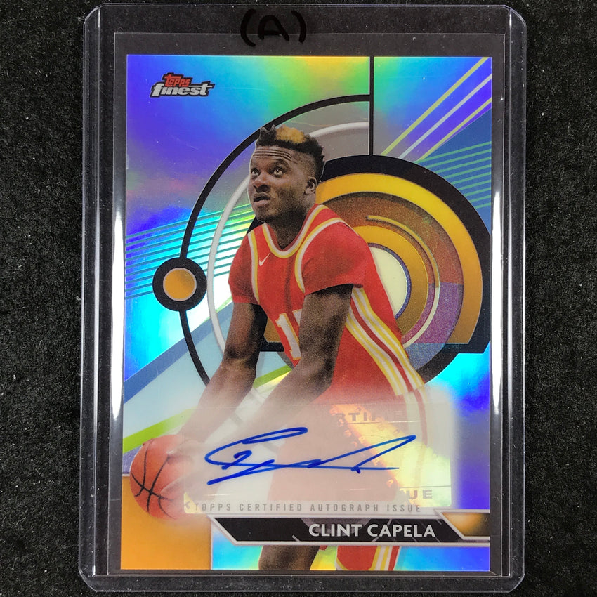 2023-24 Topps Finest CLINT CAPELA Finest Autographs Refractor #CLC (A)