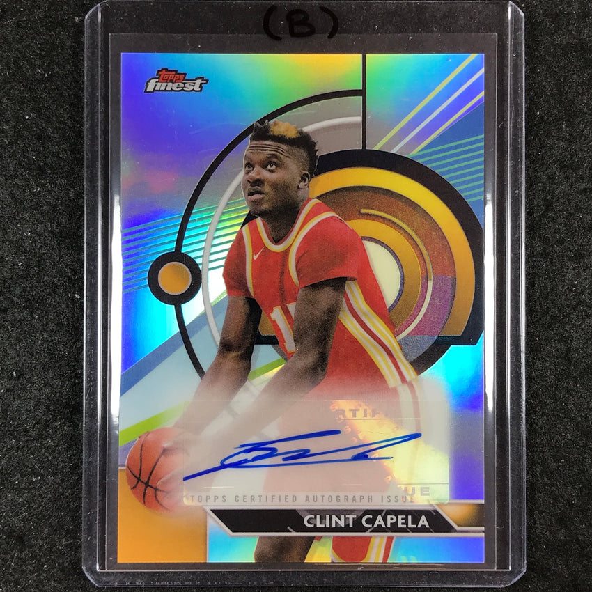 2023-24 Topps Finest CLINT CAPELA Finest Autographs Refractor #CLC (B)