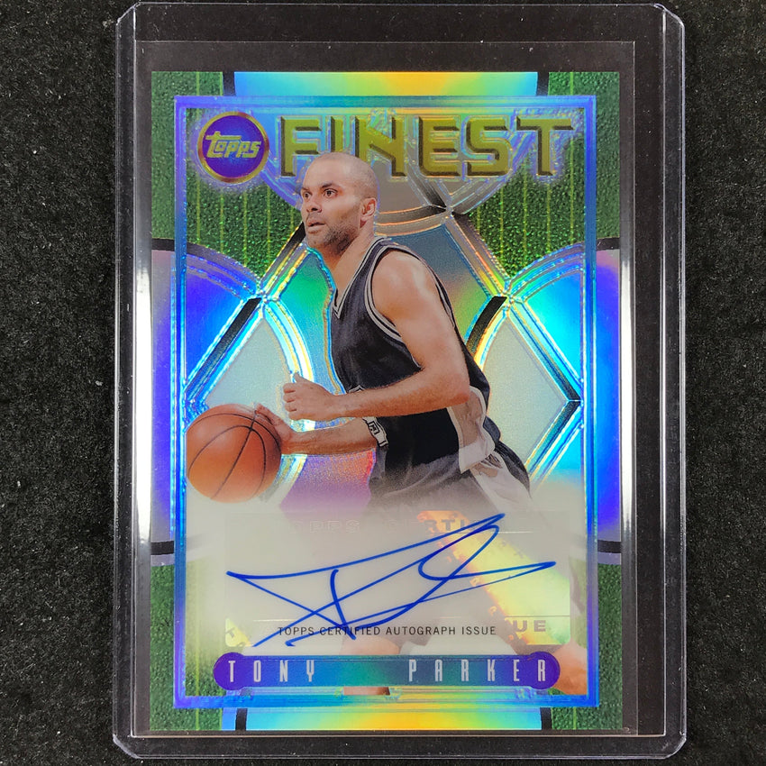 2023-24 Topps Finest TONY PARKER Flashback Autograph Refractor #TP