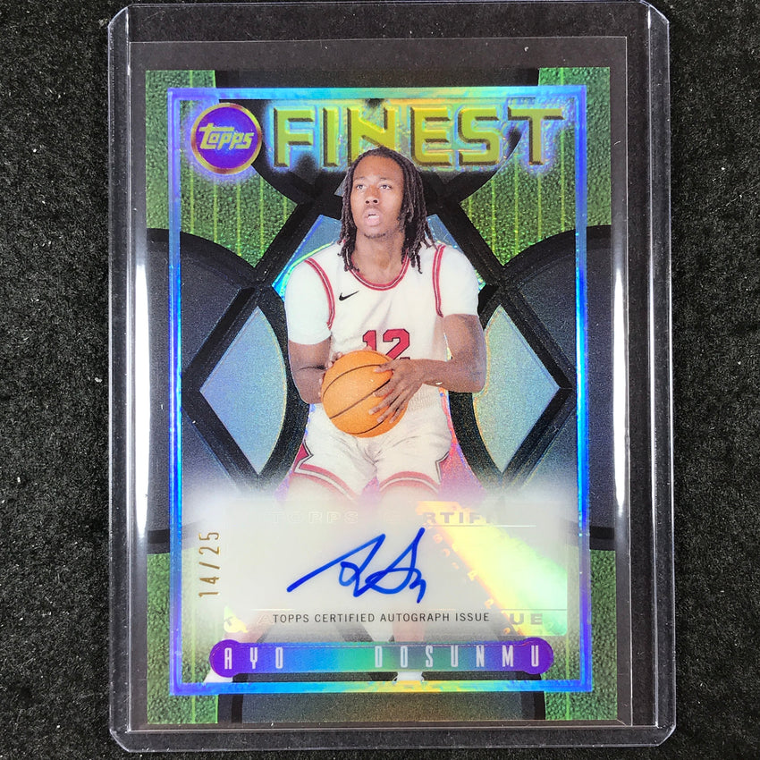 2023-24 Topps Finest AYO DOSUNMU Flashback Autograph Black 14/25