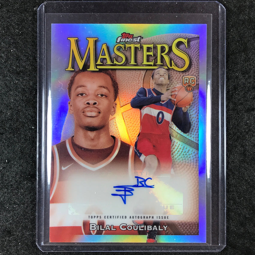 2023-24 Topps Finest BILAL COULIBALY Masters Rookie Autograph Refractor #BC