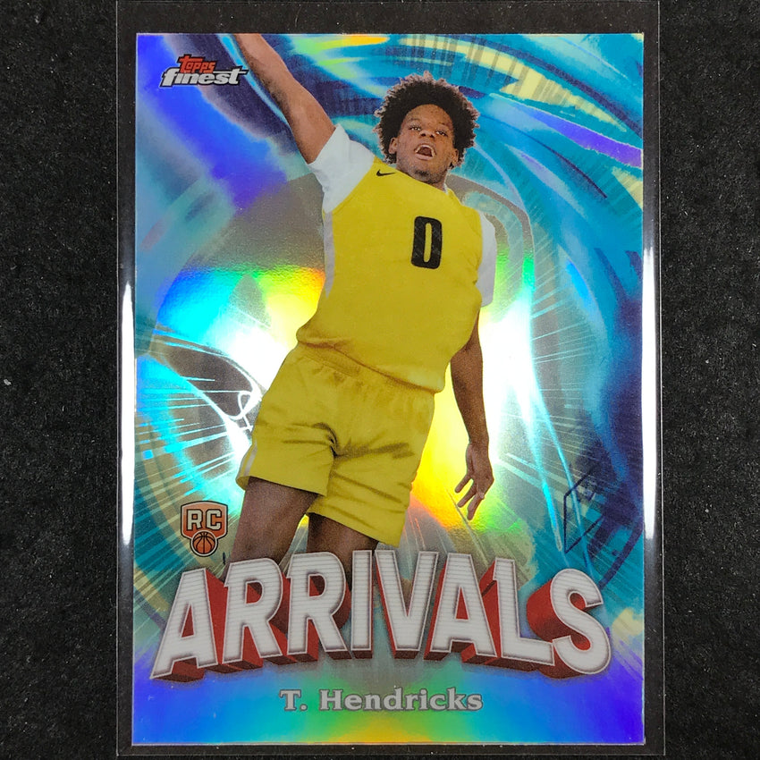 2023-24 Topps Finest TAYLOR HENDRICKS Arrivals Rookie Refractor #12