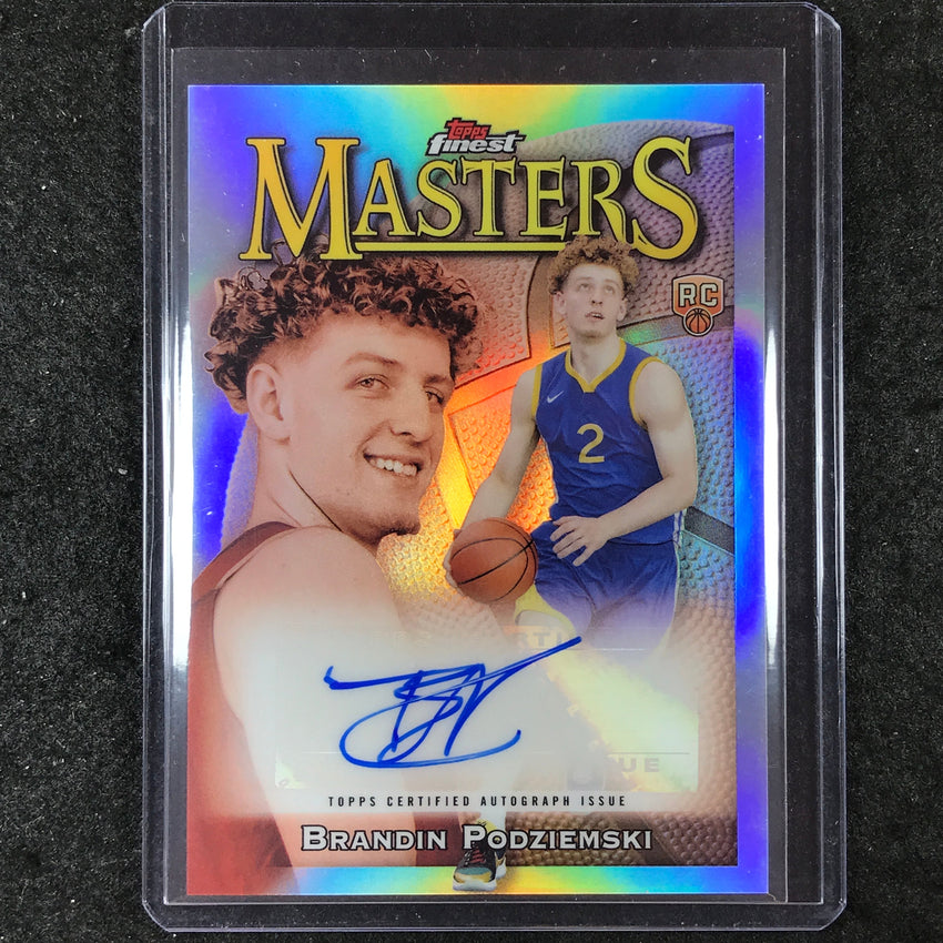 2023-24 Topps Finest BRANDIN PODZIEMSKI Masters Rookie Autograph Refractor #BP