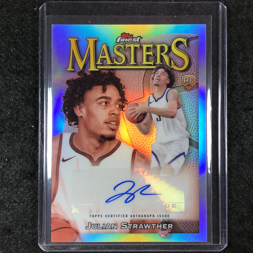 2023-24 Topps Finest JULIAN STRAWTHER Masters Rookie Autograph Refractor #JS
