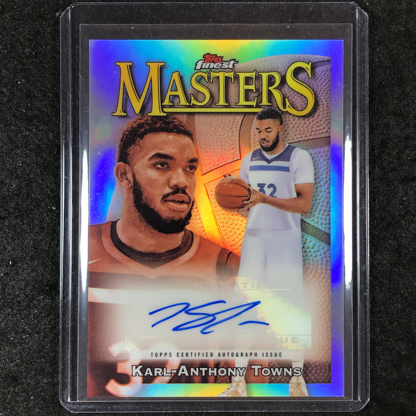 2023-24 Topps Finest KARL-ANTHONY TOWNS Masters Autograph Refractor #KAT