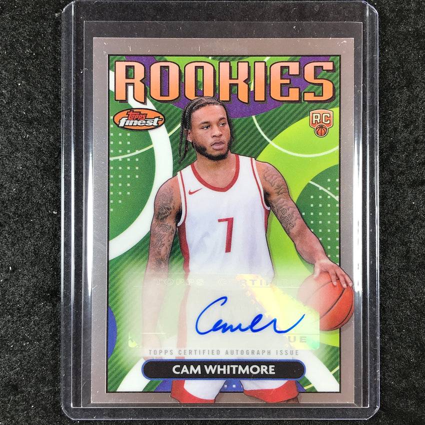 2023-24 Topps Finest CAM WHITMORE Rookie Finest Autograph Base #CW