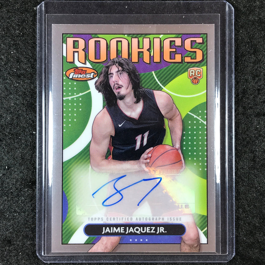 2023-24 Topps Finest JAIME JAQUEZ JR. Rookie Finest Autograph Base #JJJ