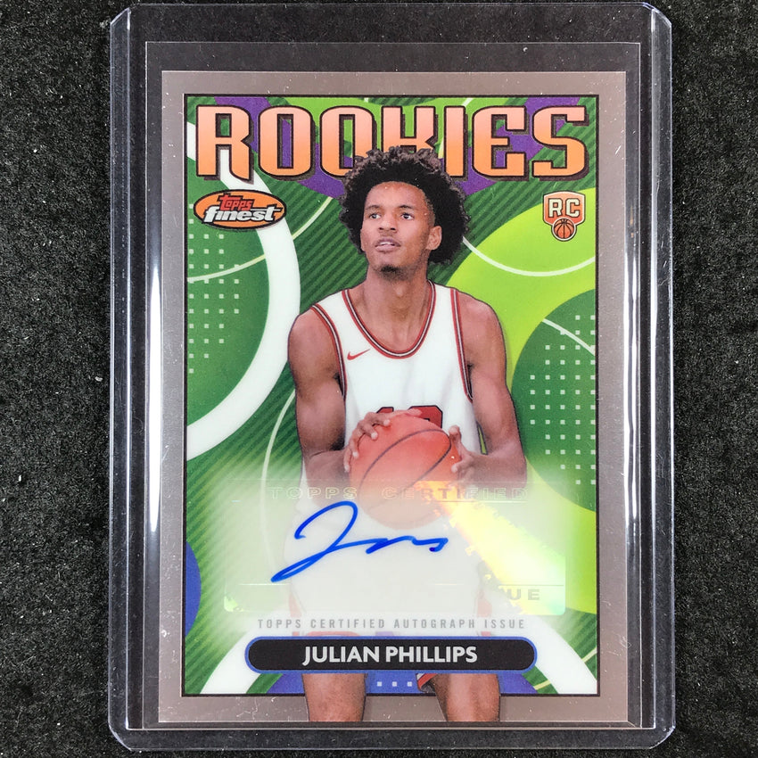2023-24 Topps Finest JULIAN PHILLIPS Rookie Finest Autograph Base #JP