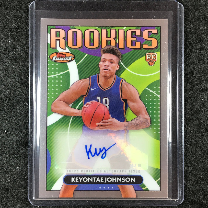 2023-24 Topps Finest KEYONTAE JOHNSON Rookie Finest Autograph Base #KJ