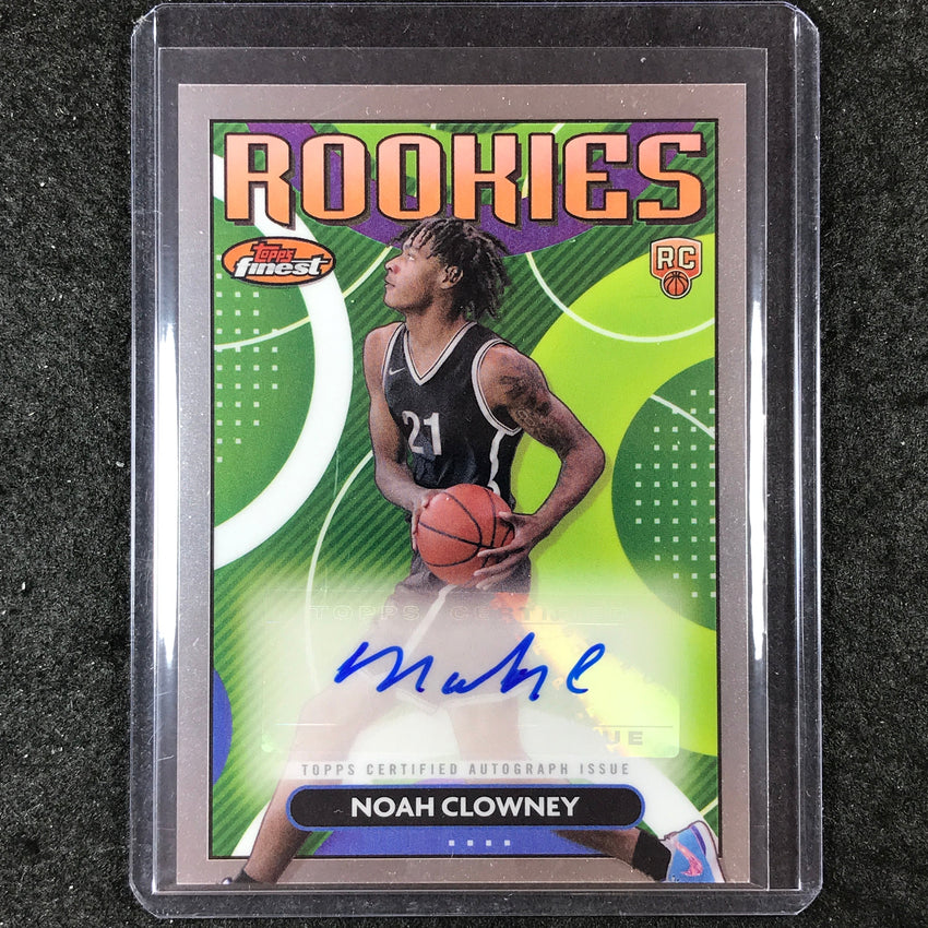 2023-24 Topps Finest NOAH CLOWNEY Rookie Finest Autograph Base #NC