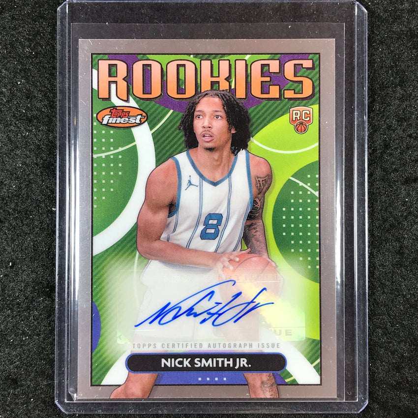 2023-24 Topps Finest NICK SMITH JR. Rookie Finest Autograph Base #NS
