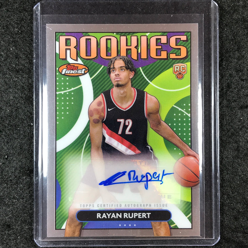 2023-24 Topps Finest RAYAN RUPERT Rookie Finest Autograph Base #RR