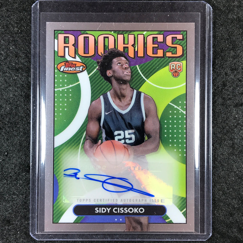 2023-24 Topps Finest SIDY CISSOKO Rookie Finest Autograph Base #SC